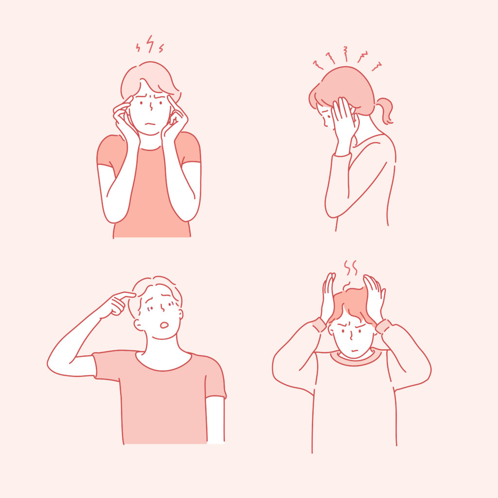 片頭痛や緊張型頭痛など頭痛の種類